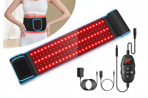 Red light therapy waist belt product photography